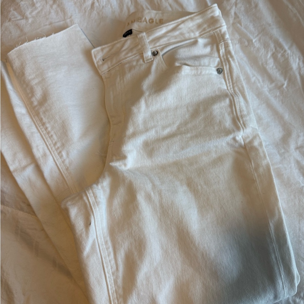 American Eagle Outfitters Mom jeans Women White Jeans